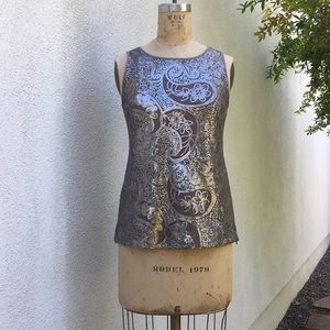 Sequins sewn top by Banana Republic